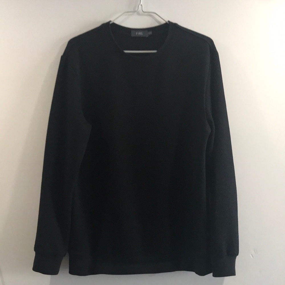 F&F Classic Black Crewneck Sweater for Men
